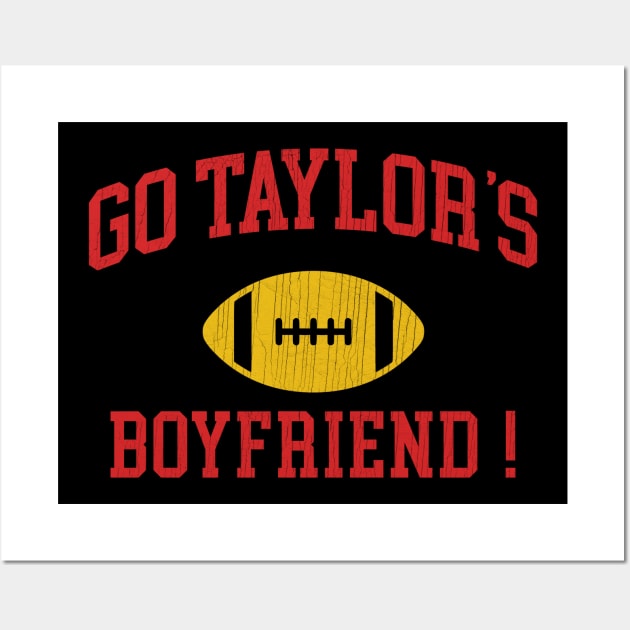 Go Taylor's Boyfriend Wall Art by MakgaArt